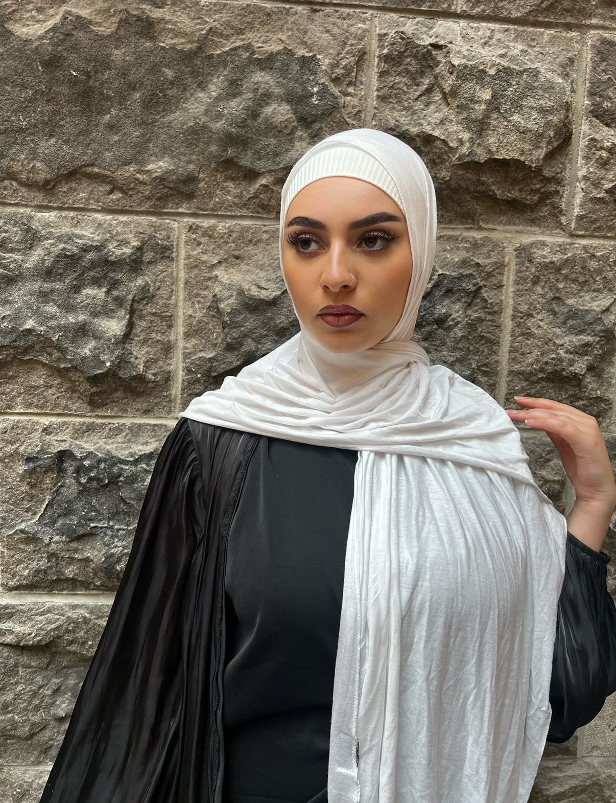 Jersey basic - blanc neige